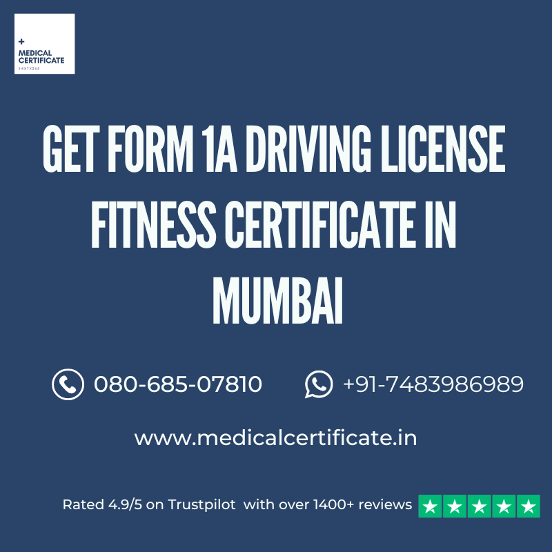 Form 1A Fitness Certificate Mumbai Authentic Secure Convenient
