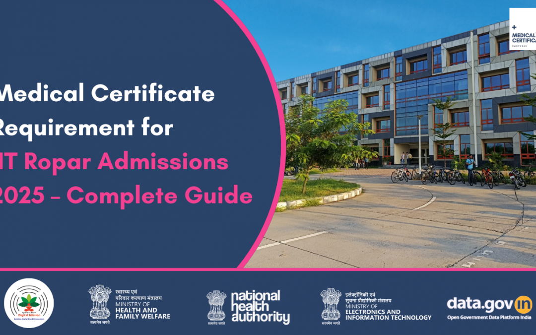 IIT Ropar Medical Fitness Certificate: Your Ticket to a Healthy Start on Campus!