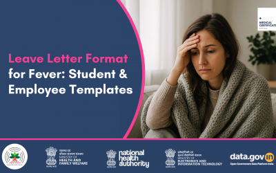 Leave Letter Format for Fever: Templates for Students and Employees