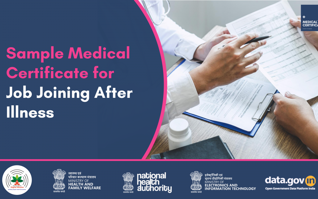 Sample Medical Certificate Format for Job Joining After Illness or Surgery
