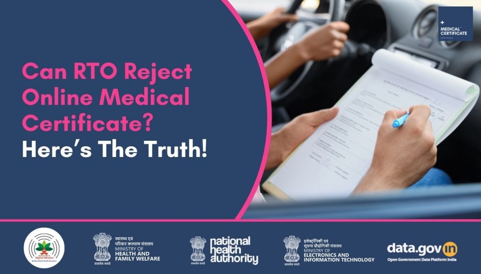 Can RTO Reject Online Medical Certificate? Here’s the Truth