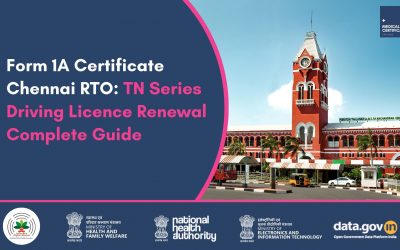 Form 1A Certificate Chennai RTO: TN Series Driving Licence Renewal Complete Guide