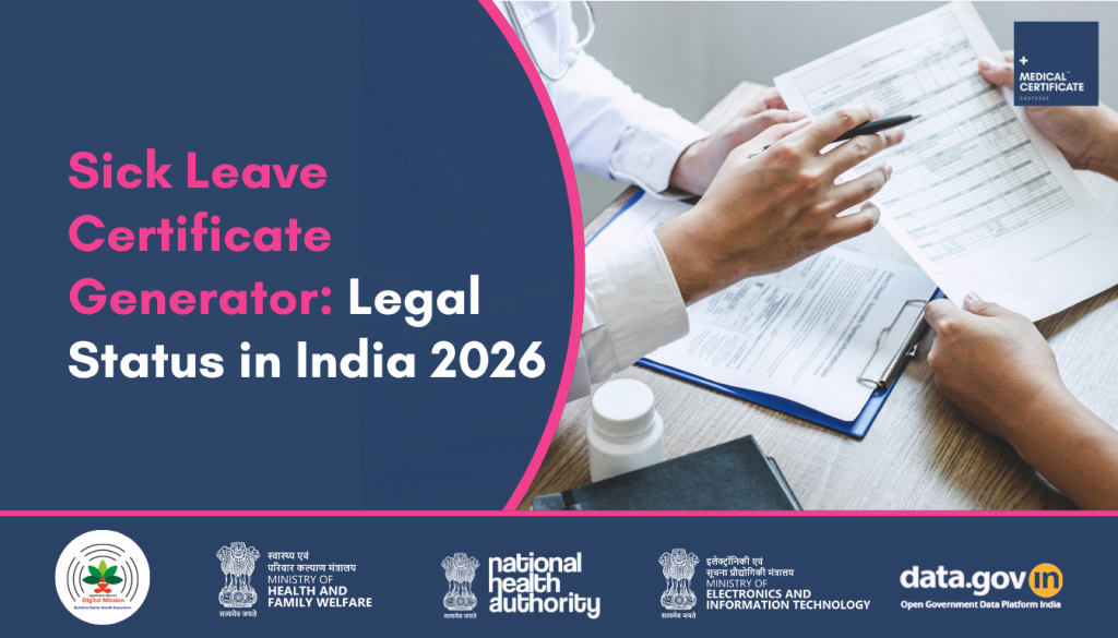 Sick Leave Certificate Generator: Legal Status in India 2026